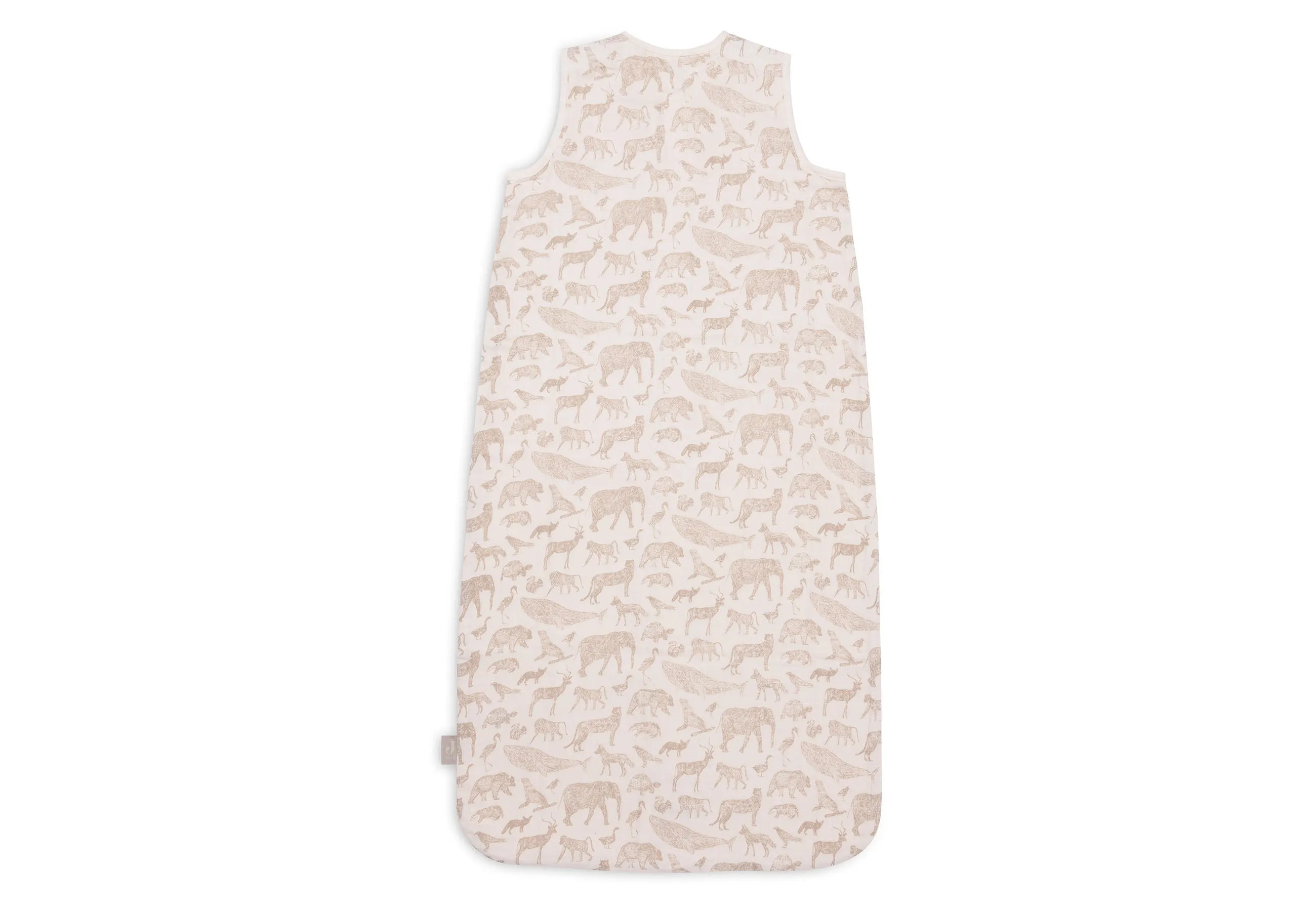 Baby Sleeping Bag Muslin 110cm Animals - Nougat