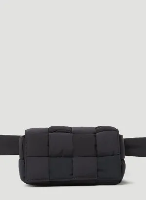 Bottega Veneta Men Padded Intreccio Cassette Belt Bag