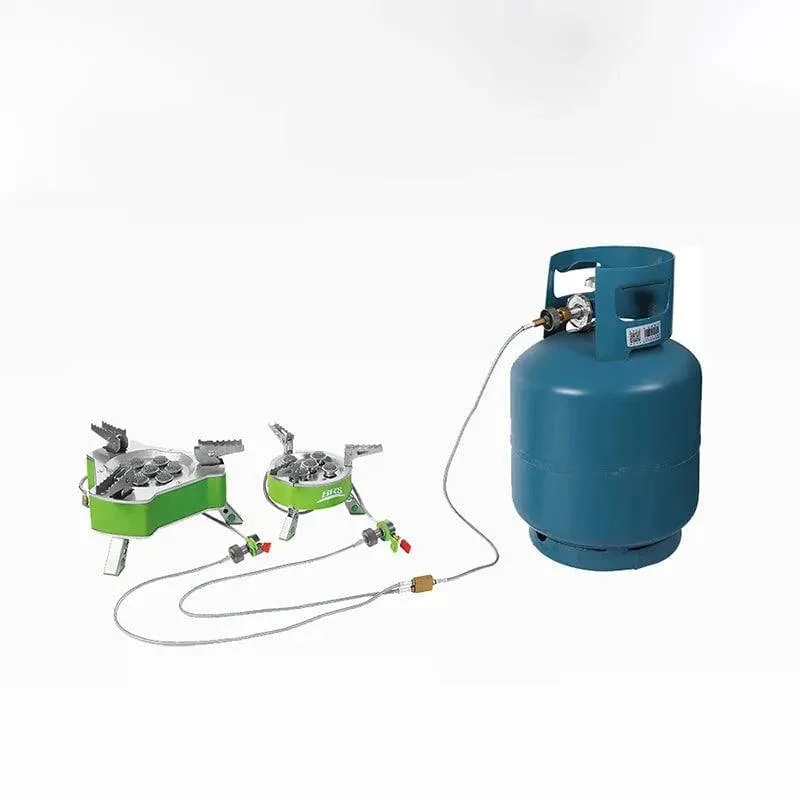 BRS-17E01 Divide into two external trachea Gas adapter extension hose gas stove adapter outdoor camping stove adapter