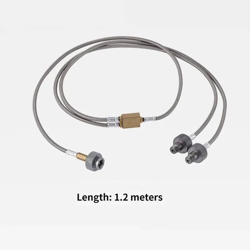 BRS-17E01 Divide into two external trachea Gas adapter extension hose gas stove adapter outdoor camping stove adapter