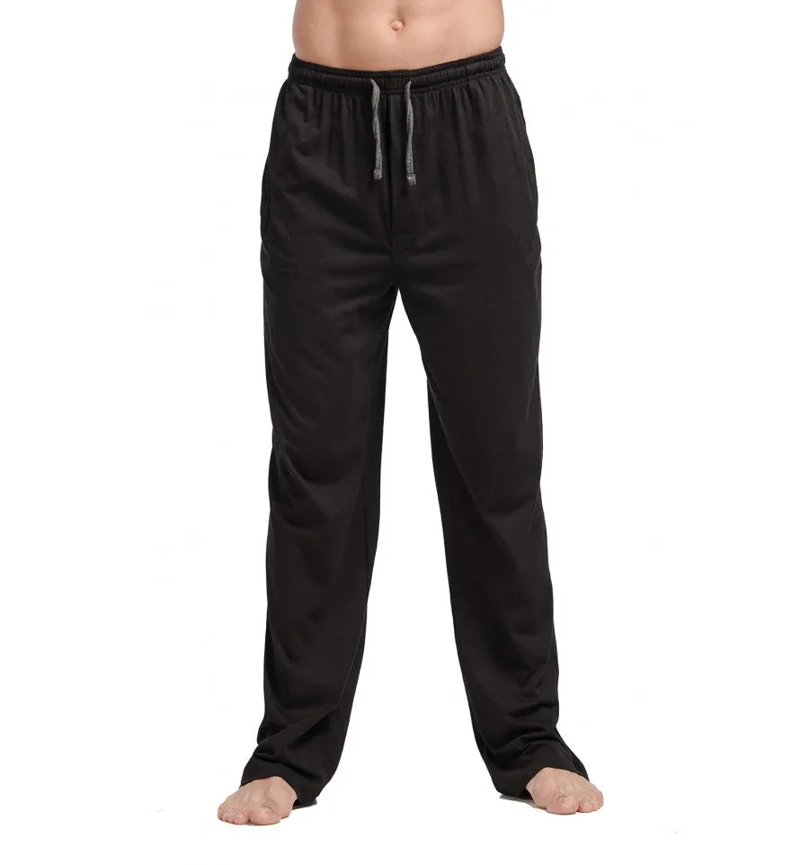 CYZ Men's 100% Cotton Jersey Knit Pajama Pants – For Sleeping and Lounge Wear