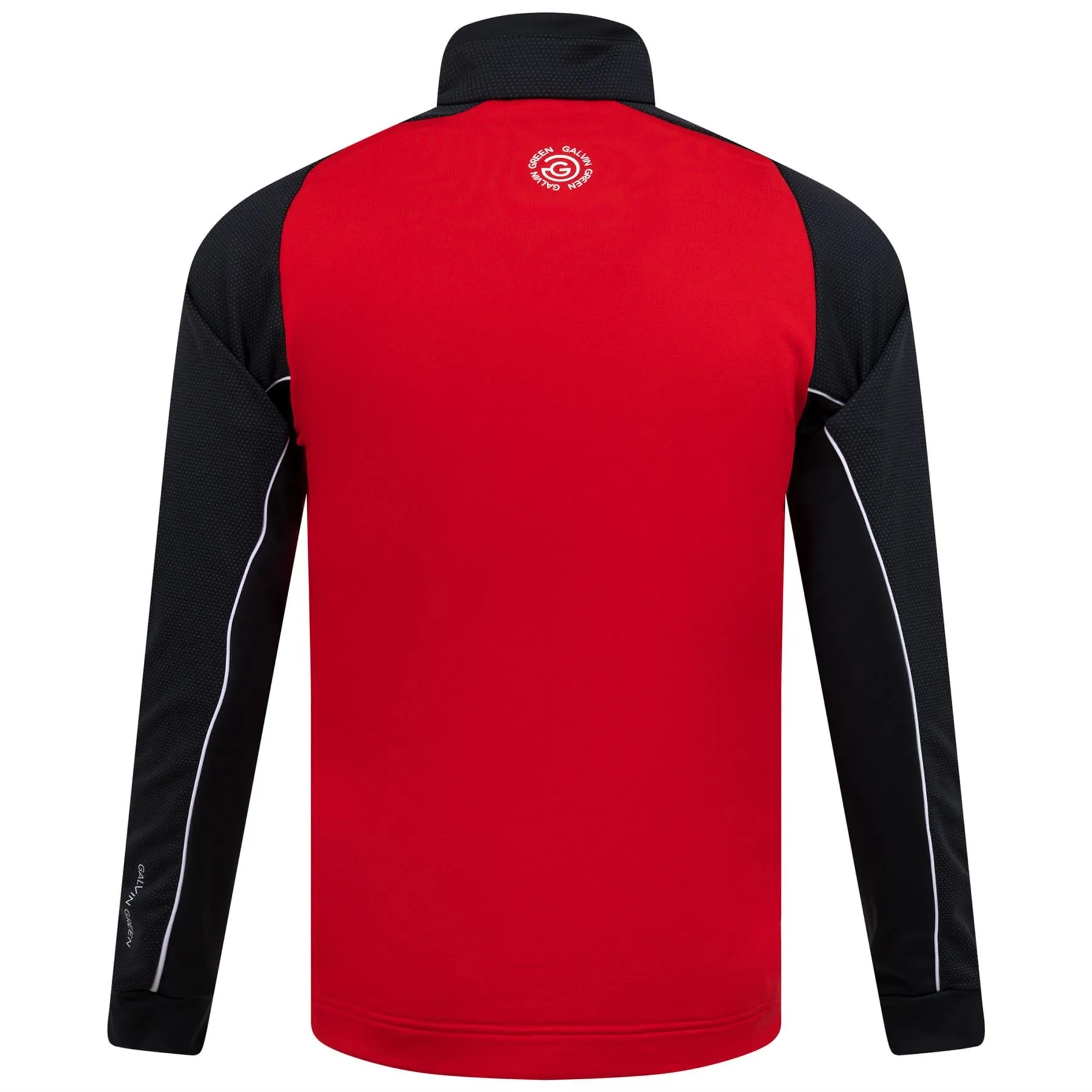 Daxton Half Zip Insula Red/Forged Iron/White - SS24