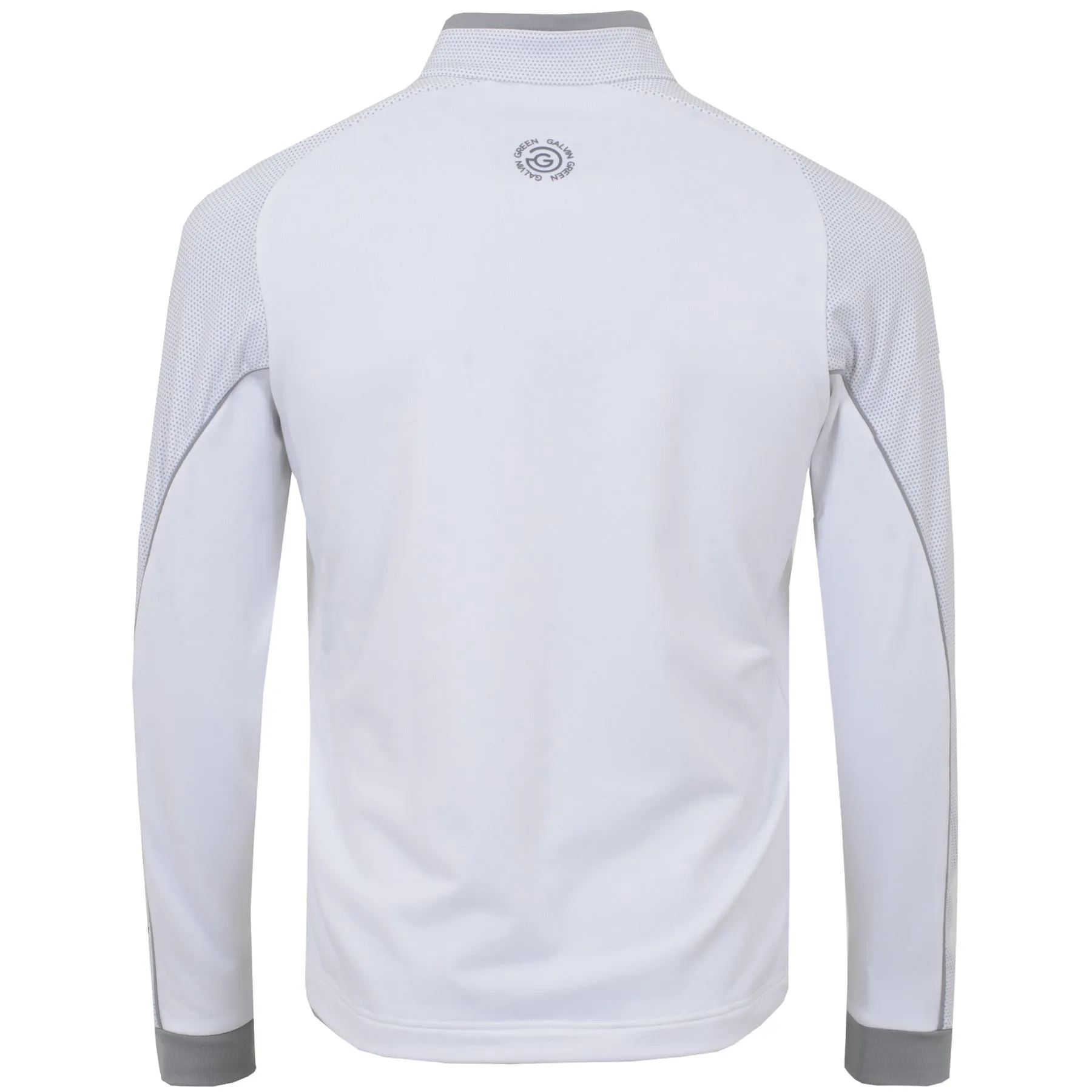Daxton Half Zip Insula White/Cool Grey - SS24