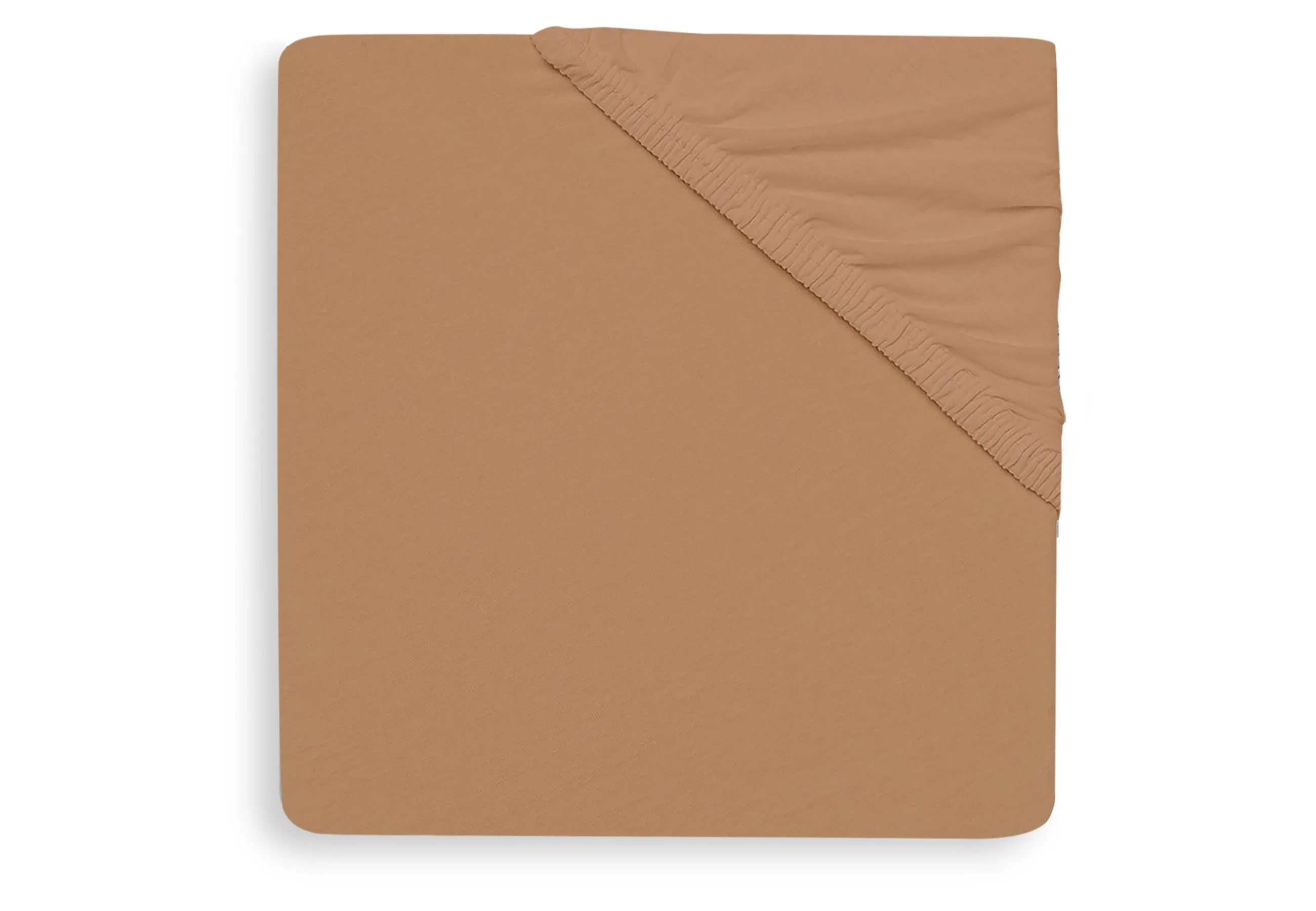 Fitted Sheet Jersey 60x120cm - Biscuit