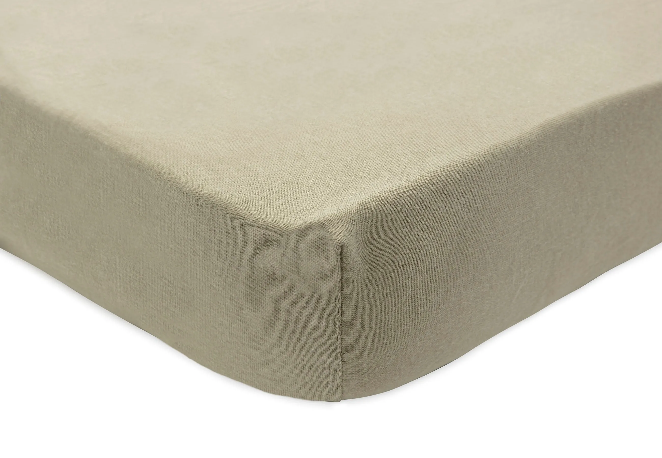 Fitted Sheet Jersey 60x120cm - Olive Green