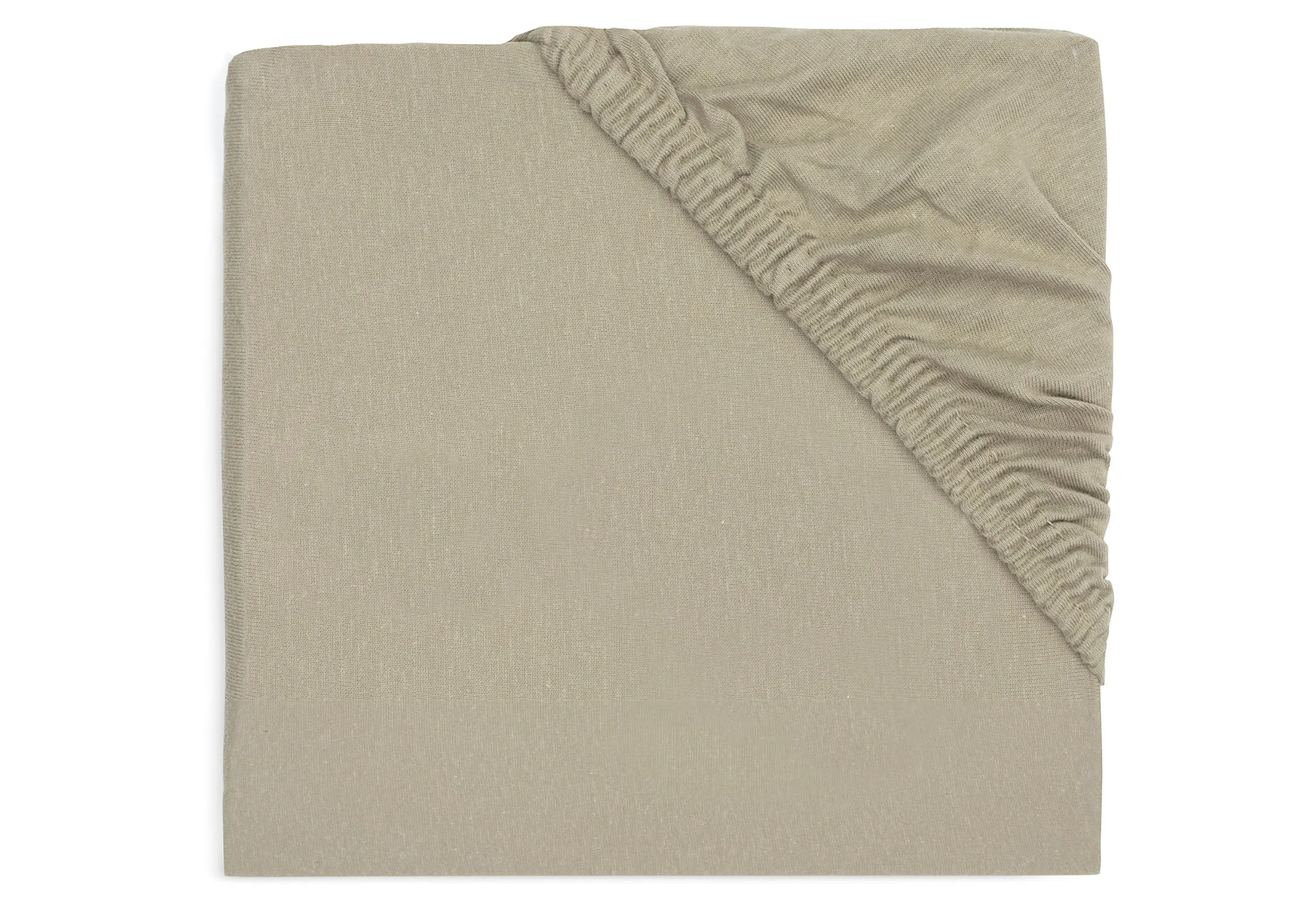 Fitted Sheet Jersey 60x120cm - Olive Green