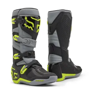 Fox Racing Comp Offroad Boots Grey/Yellow