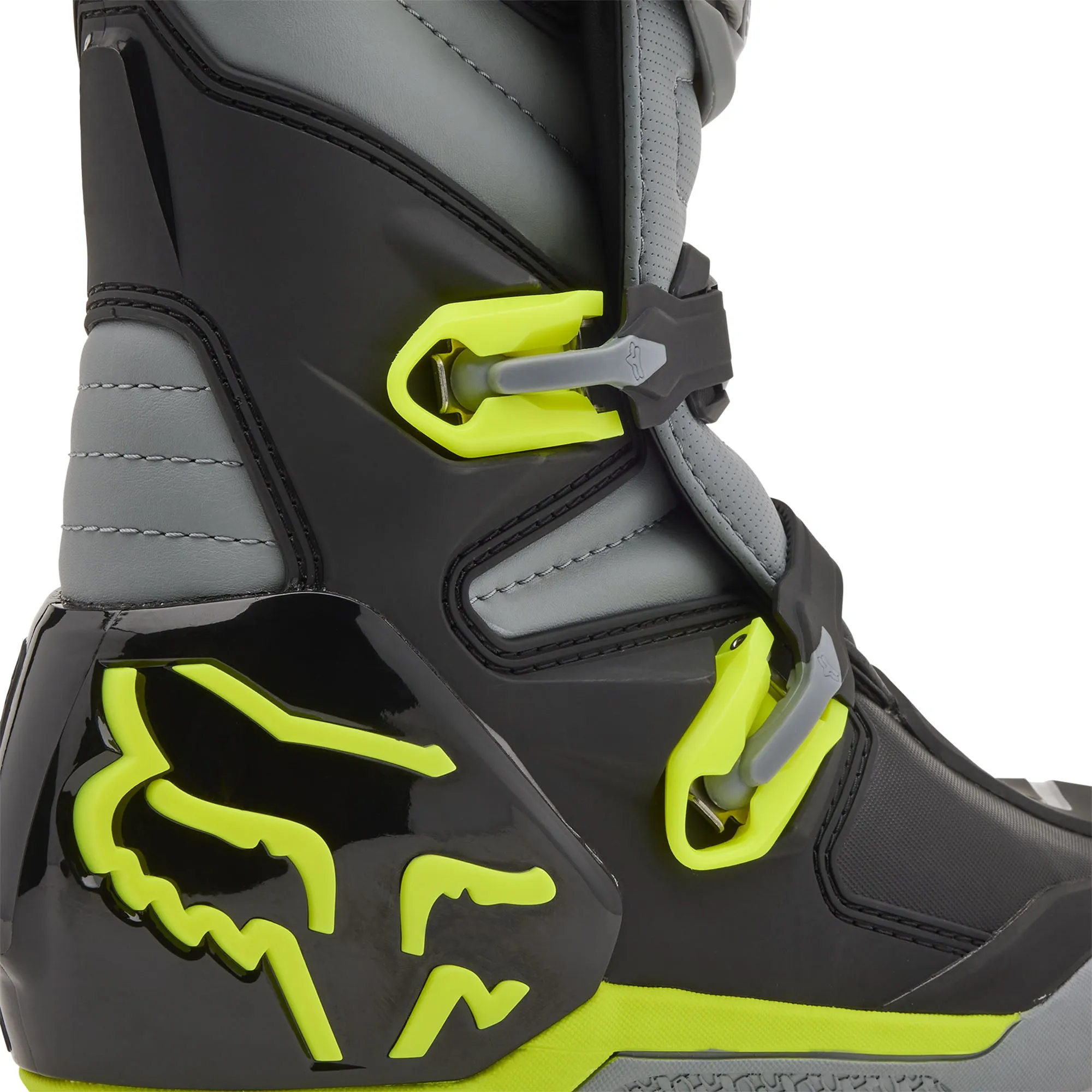 Fox Racing Comp Offroad Boots Grey/Yellow