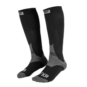 FXR Boost Performance Socks 2 Pack Black/Charcoal