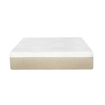 Gery 14 Inch Queen Size Cool Gel Mattress, Memory and PU Foam, High Comfort By Casagear Home