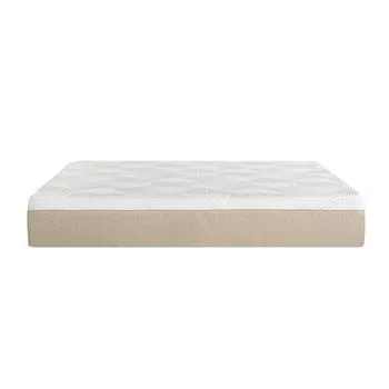 Gery 14 Inch Queen Size Cool Gel Mattress, Memory and PU Foam, High Comfort By Casagear Home