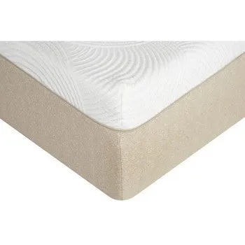 Gery 14 Inch Queen Size Cool Gel Mattress, Memory and PU Foam, High Comfort By Casagear Home