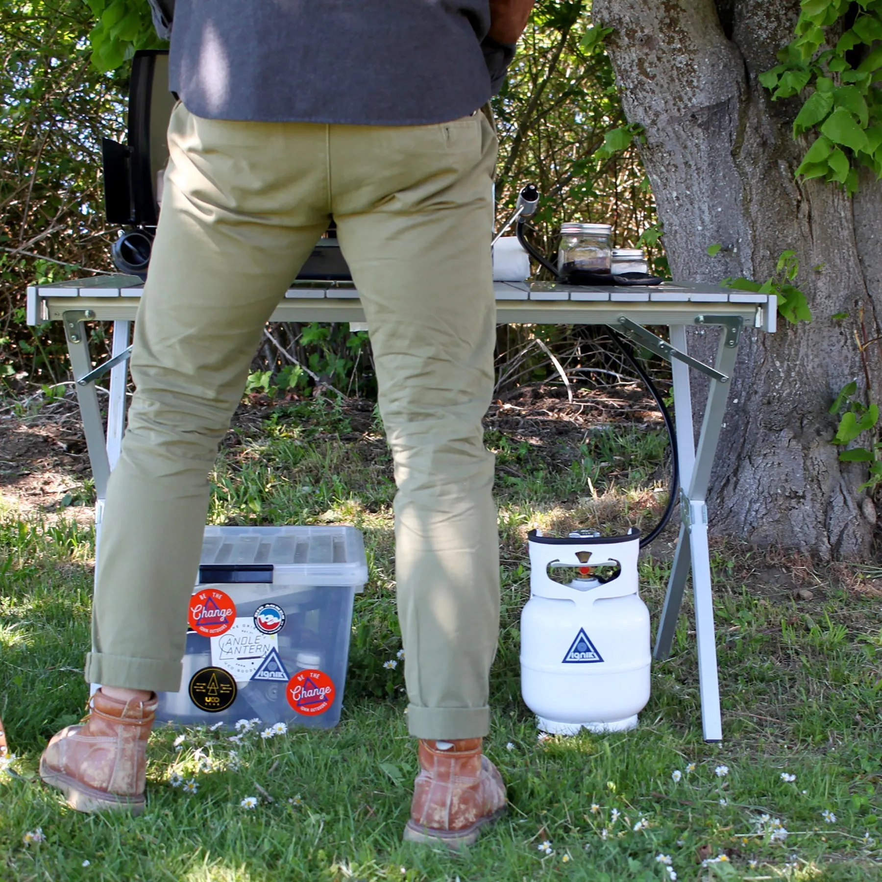 IGNIK OUTDOORS REFILLABLE PROPANE TANK W/ HOSE