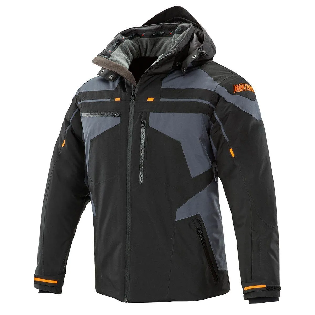 Joe Rocket Rocket Crew Men's Black/Grey Snowmobile Jacket