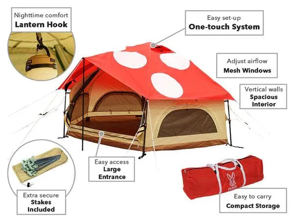 Kinoko Mushroom Tent