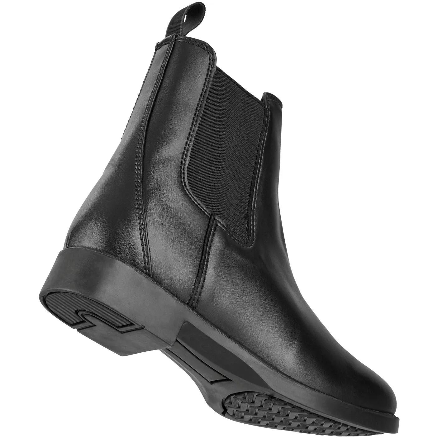 Leather boots RL24 Jodhpur Companion for riding, black