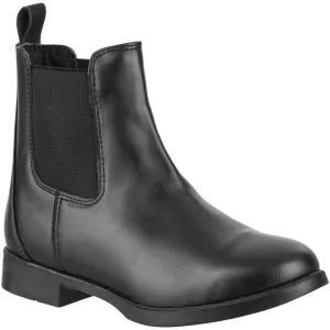 Leather boots RL24 Jodhpur Companion for riding, black