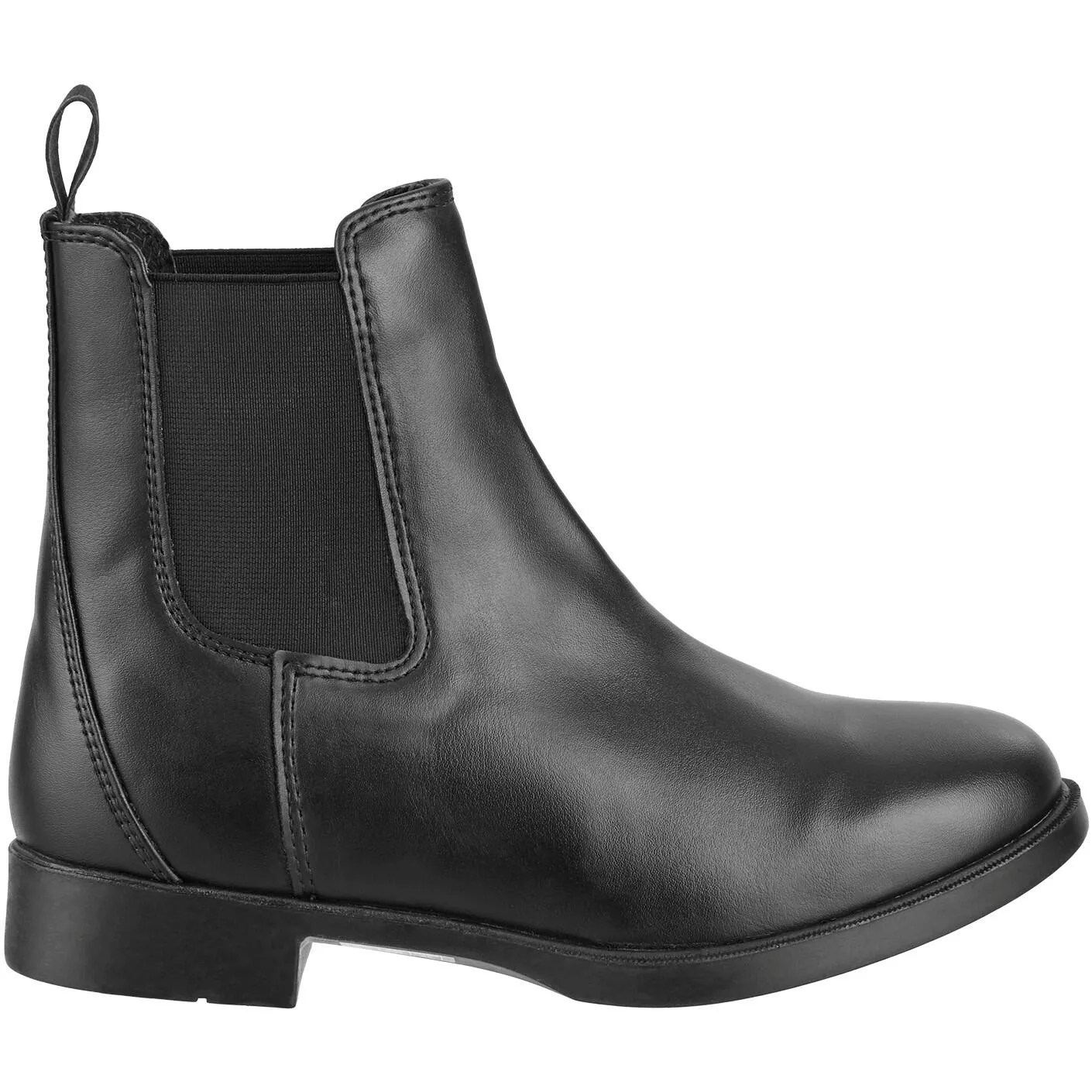 Leather boots RL24 Jodhpur Companion for riding, black