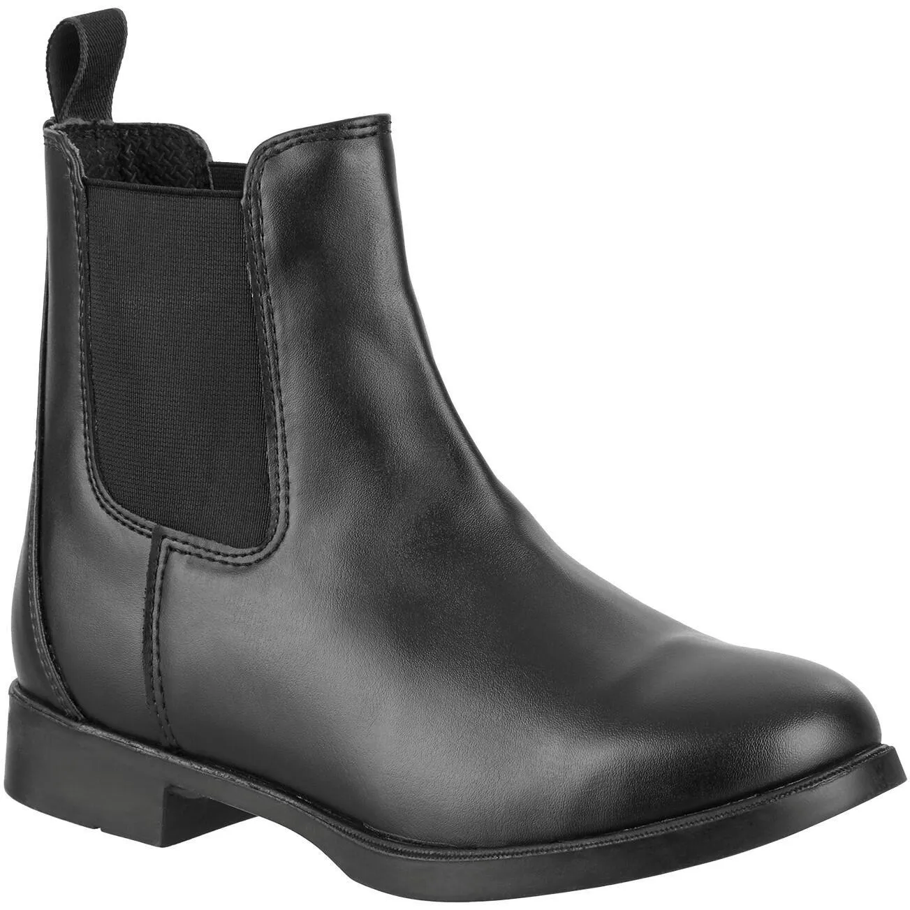 Leather boots RL24 Jodhpur Companion for riding, black