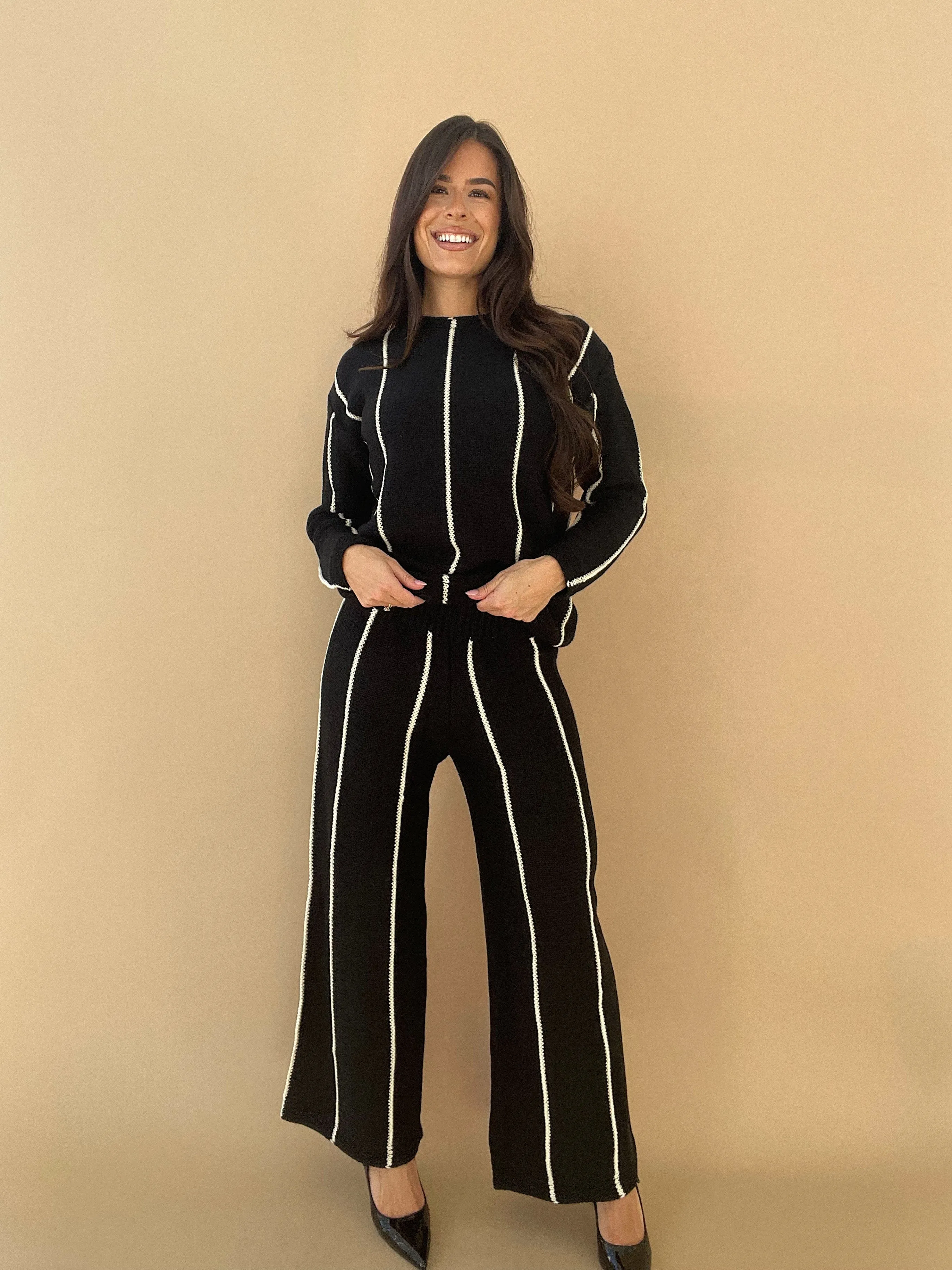 Luxe Lines Sweater Pants