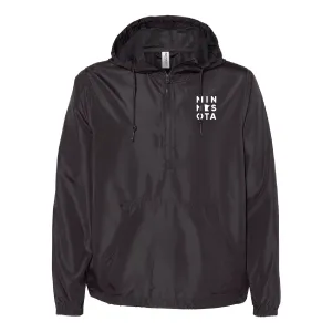 MN16 Unisex Lightweight Quarter-Zip Windbreaker Pullover Jacket