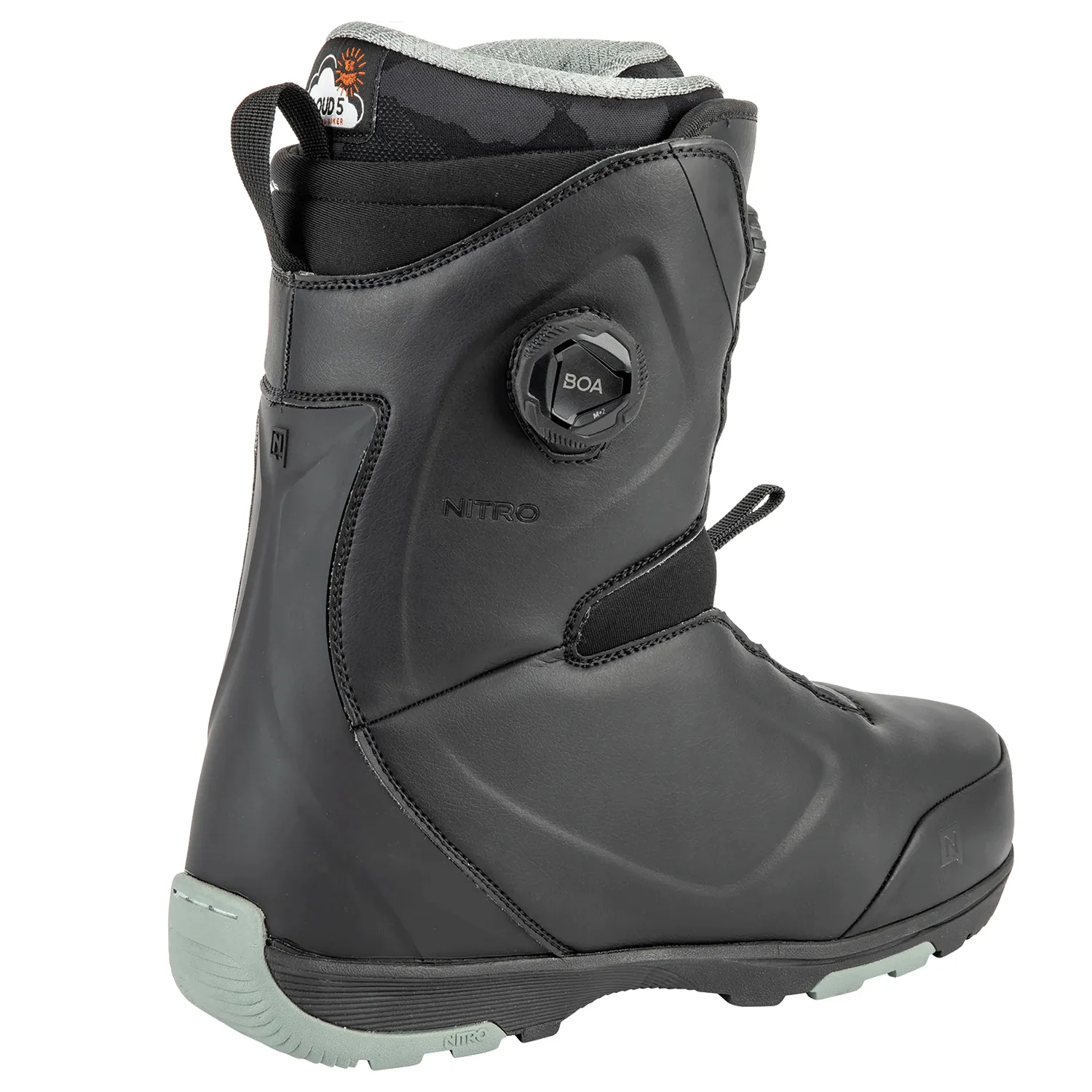 Nitro Men's Club BOA Snowboard Boots 2024 Black