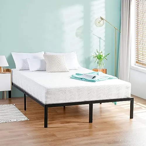 Olee Sleep Queen Mattress, 10 Inch Support Cloud Hybrid Mattress, Gel Infused Memory Foam, Pocket Spring for Support and Pressure Relief, CertiPUR-US Certified, Bed-in-a-Box, Soft, Queen Size