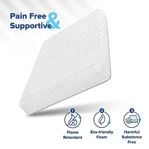 Olee Sleep Queen Mattress, 10 Inch Support Cloud Hybrid Mattress, Gel Infused Memory Foam, Pocket Spring for Support and Pressure Relief, CertiPUR-US Certified, Bed-in-a-Box, Soft, Queen Size