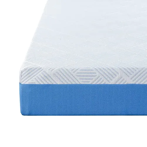 Olee Sleep Twin Mattress, 10 Inch Premium Cool Silk Gel Memory Foam Mattress, Cooling Gel Infused for Cool Comfort and Pressure Relief, CertiPUR-US Certified, Bed-in-a-Box, Medium Firm, Twin Size