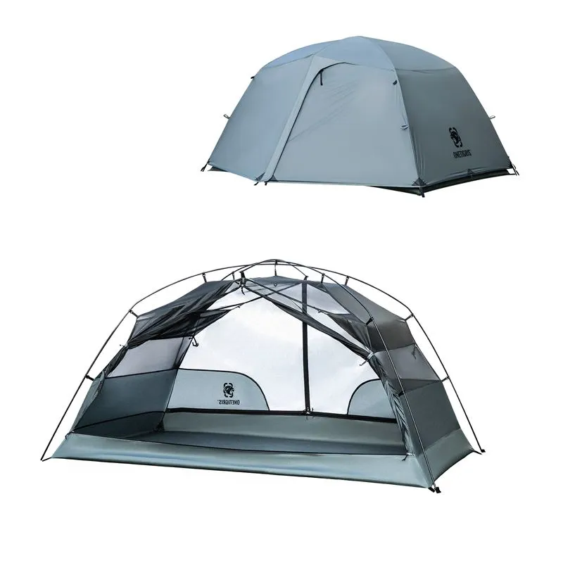 OneTigris Wolf Gray 3-Season Easy Setup Instant 2 -Person Camping Tent