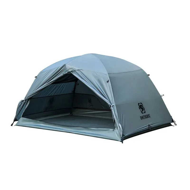 OneTigris Wolf Gray 3-Season Easy Setup Instant 2 -Person Camping Tent