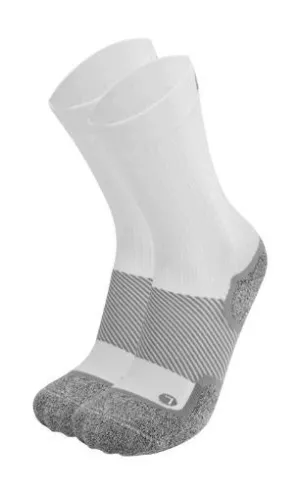 OS1st Wellness Performance White Diabetic Friendly Compression Crew Socks 38341W, 38343W 38345W, 38347W
