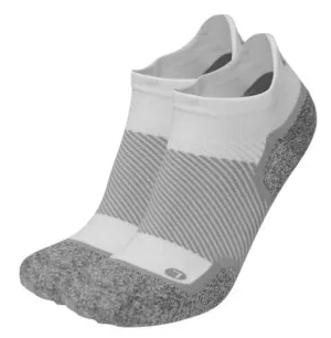 OS1st Wellness Performance White Diabetic Friendly Compression No Show Socks 38541W, 38543W, 38545W