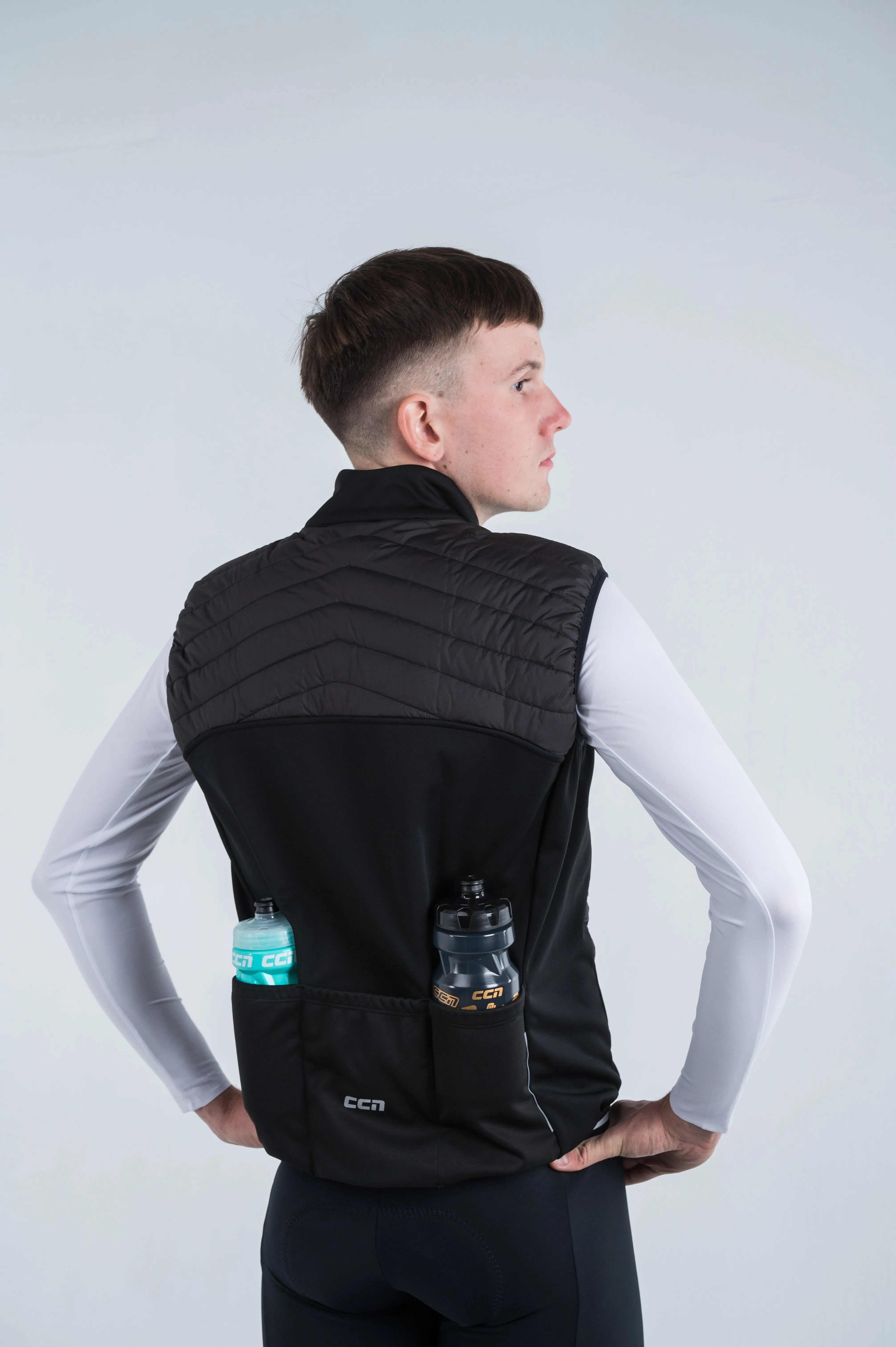 Oymyakon Men's Thermostatic Cotton Vest Black