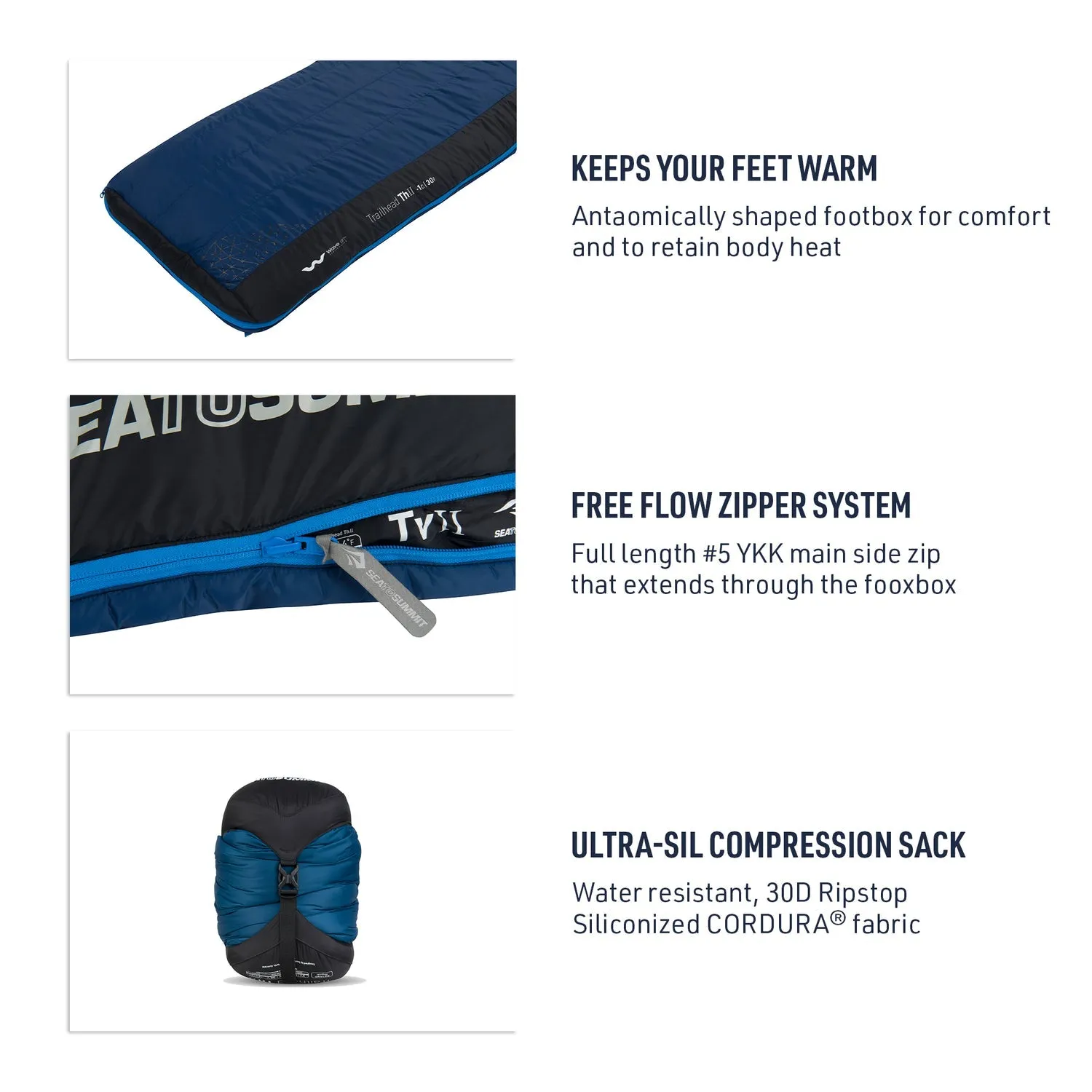 Sea to Summit Trailhead ThII Synthetic Sleeping Bag 30F