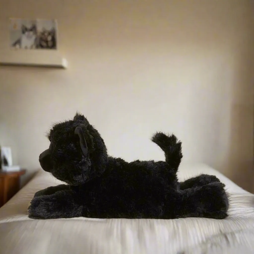Warmies® Plush Black Cat Microwavable Heatable Lavender Scented