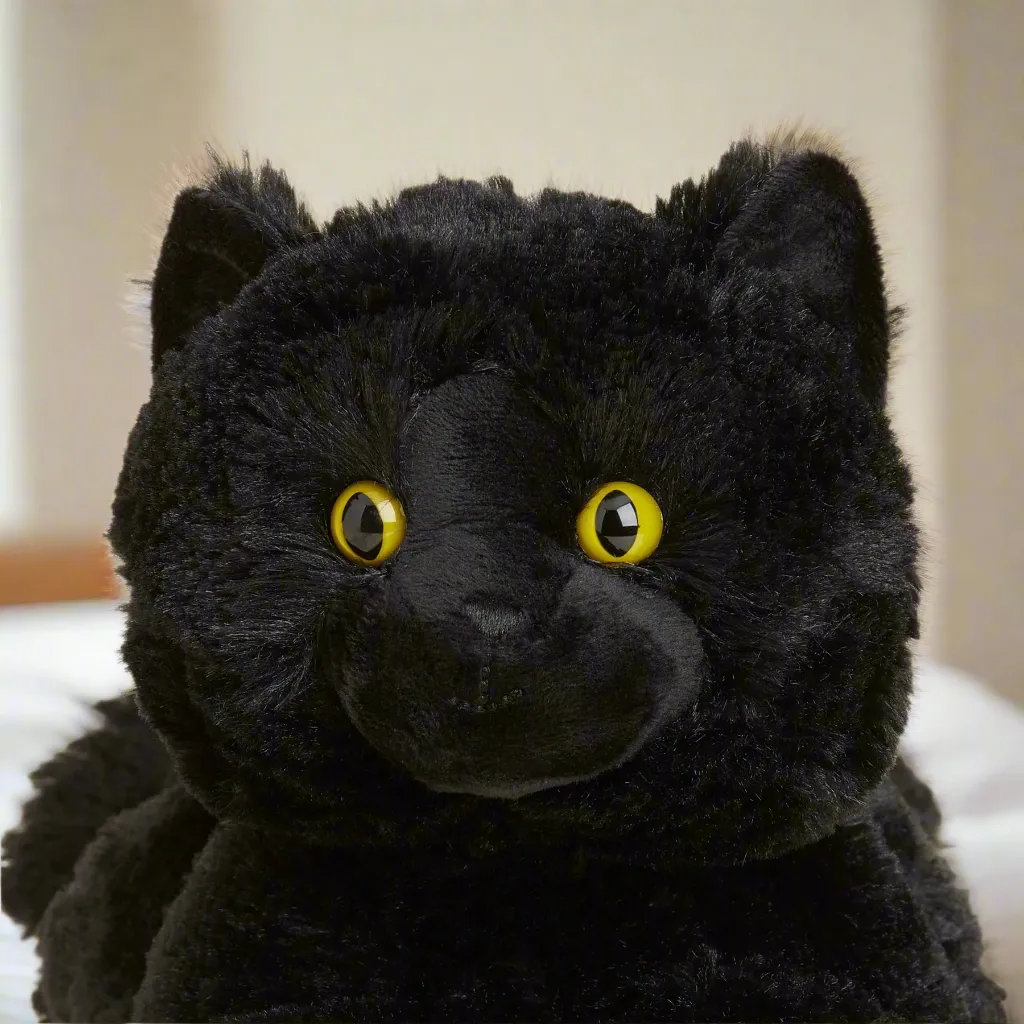 Warmies® Plush Black Cat Microwavable Heatable Lavender Scented