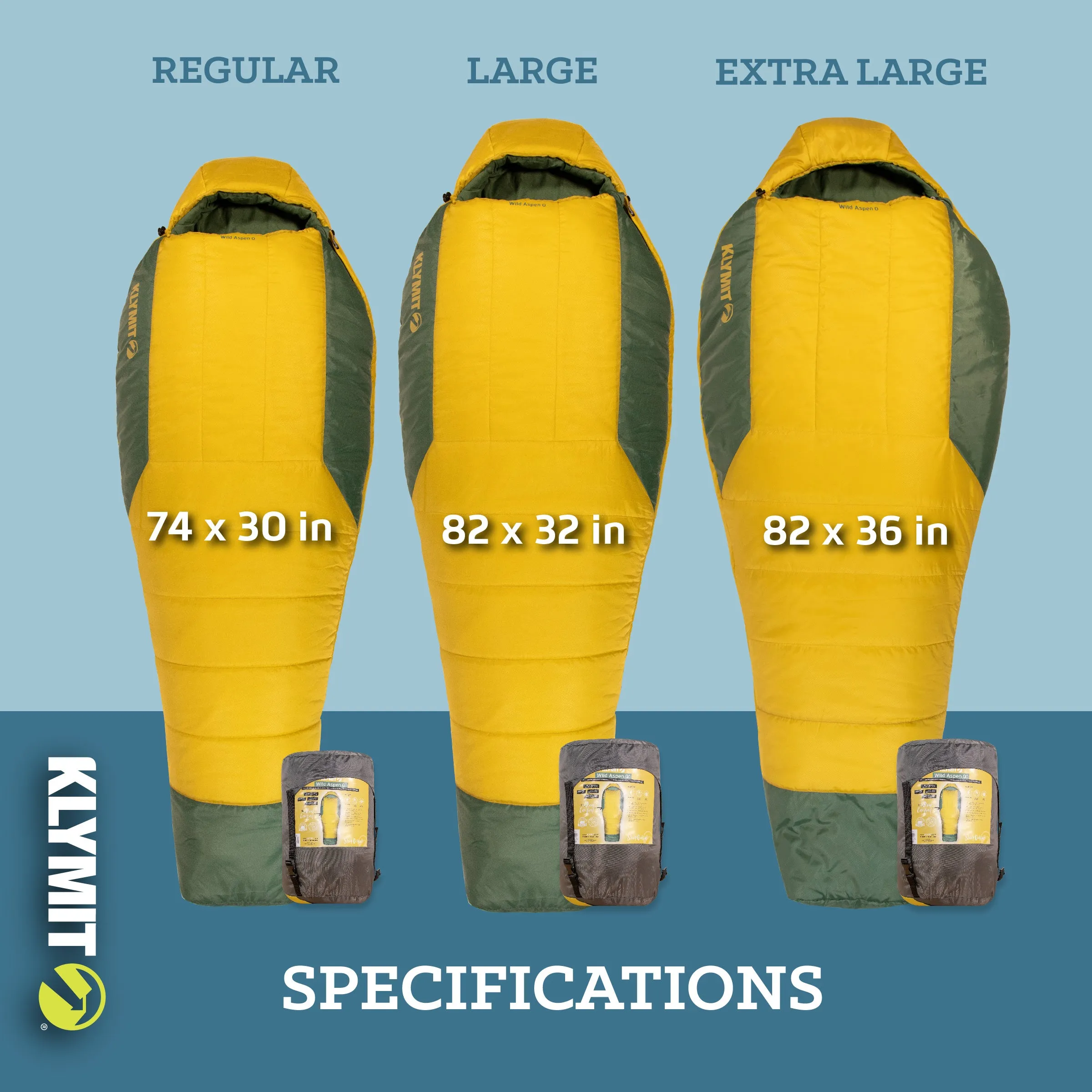 Wild Aspen 0™ Degree Sleeping Bag - Large