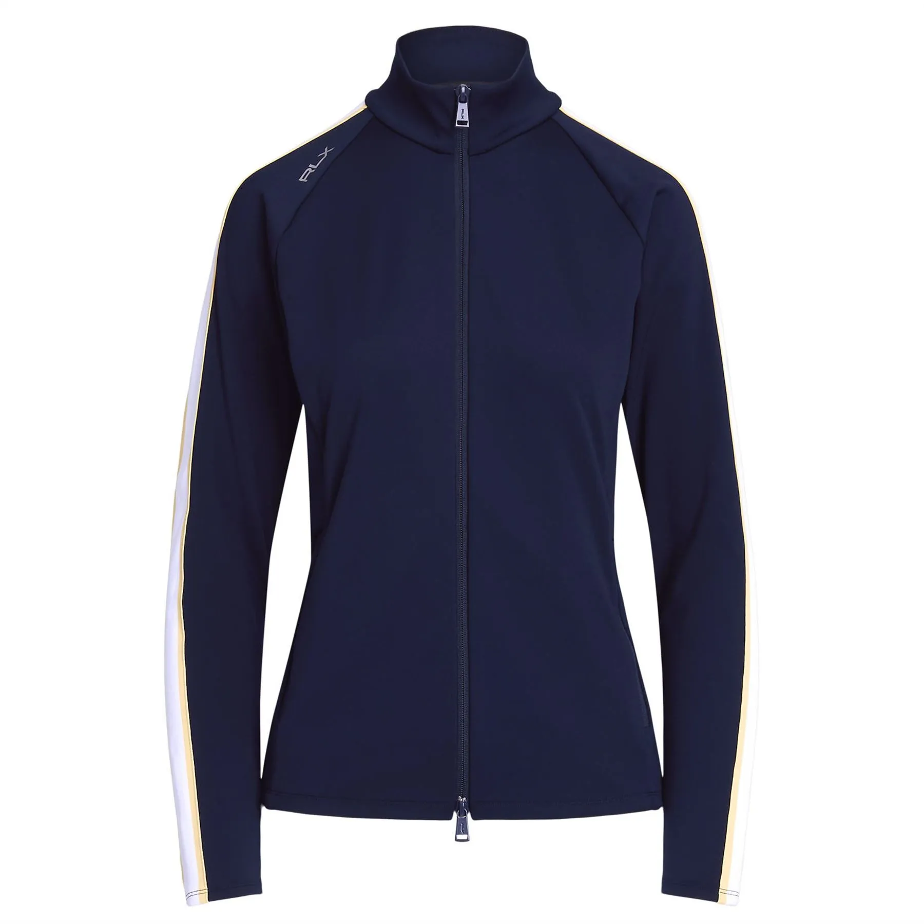 Womens RLX Interlock Full Zip Mid Layer Refined Navy - AW24
